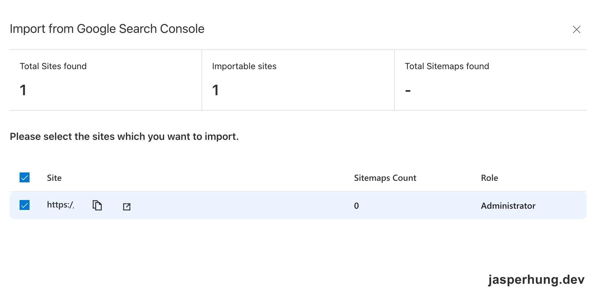 BWT 顯示 Sitemaps Count 為 0