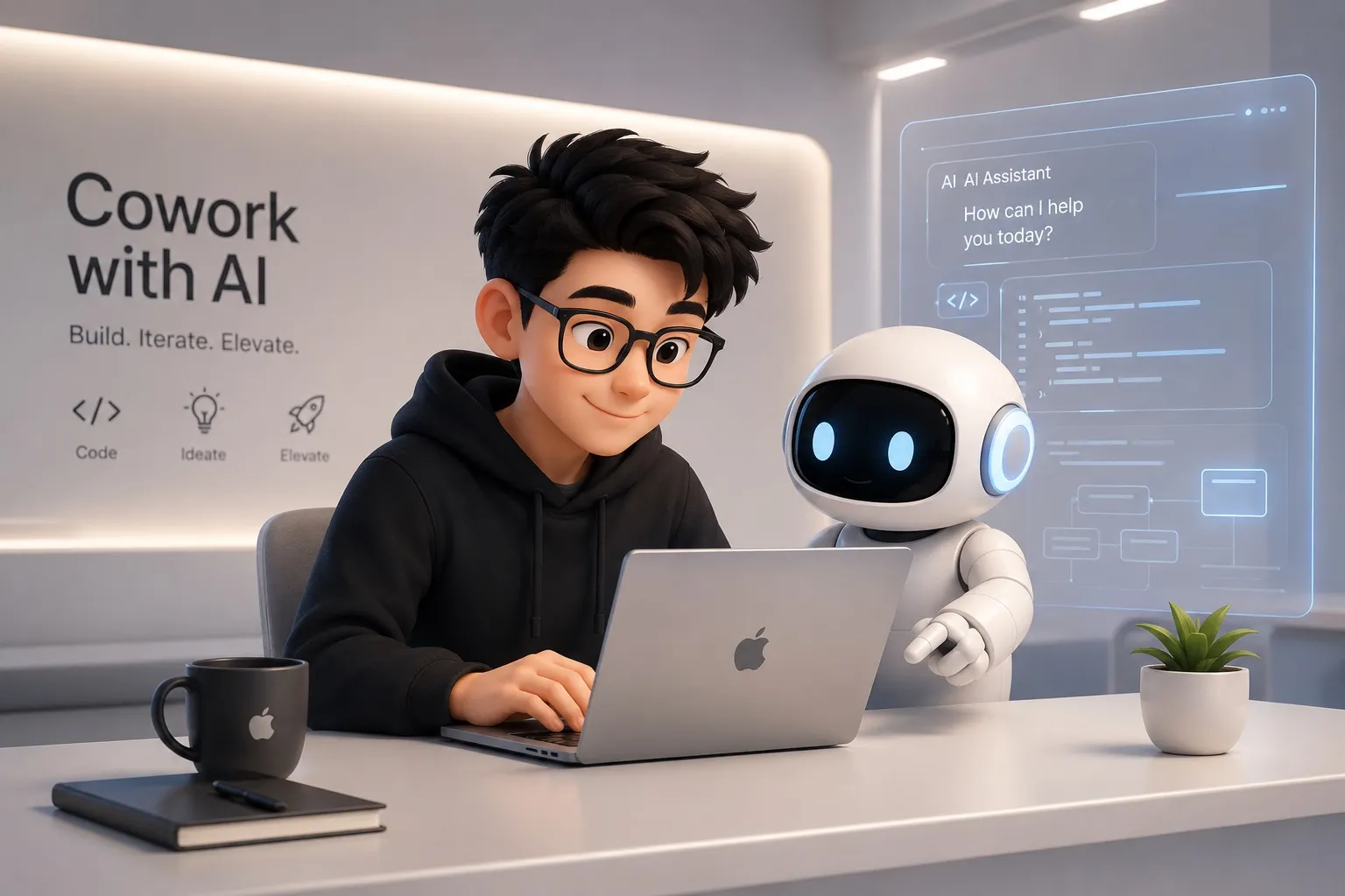 ChatGPT 第一張:背景出現「Cowork with AI」